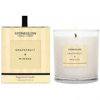 Scented Candle Grapefruit & Mimosa Stoneglow