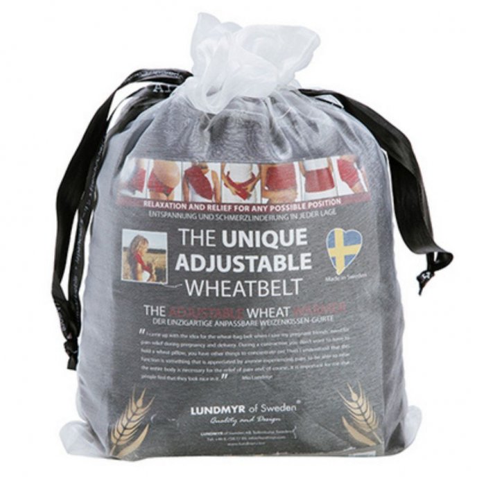 Vetebälte med kardborre Svart