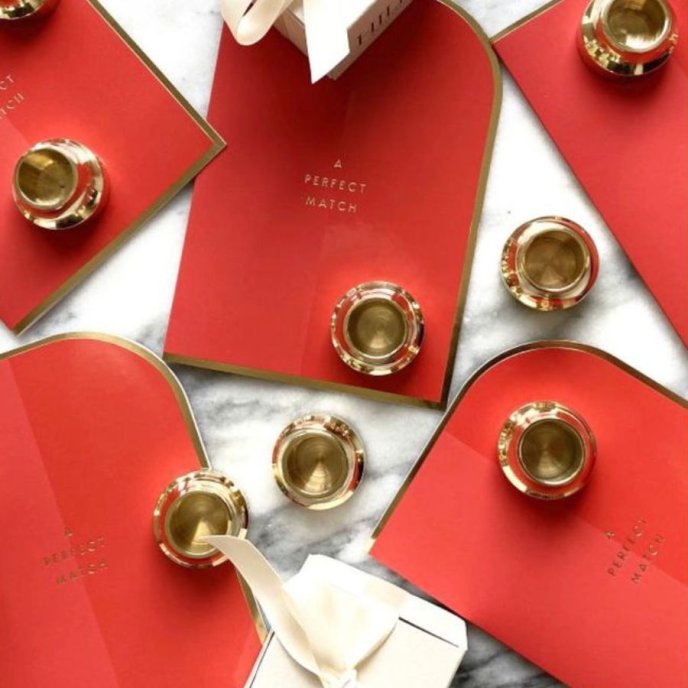 Hilke Ljusstake | Piccolo No2 | Förnicklad Mässing