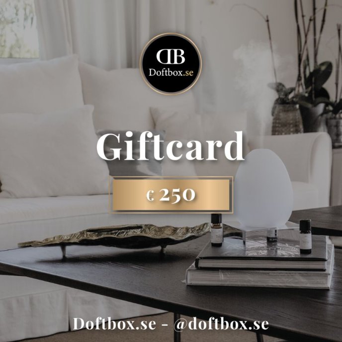 Presentkort Doftbox.se 2500 sek