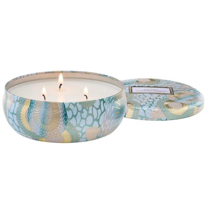3 Wick Tin Candle| California Summers