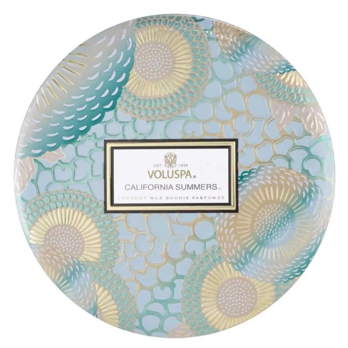 3 Wick Tin Candle| California Summers