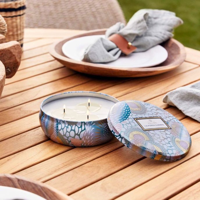 3 Wick Tin Candle| California Summers
