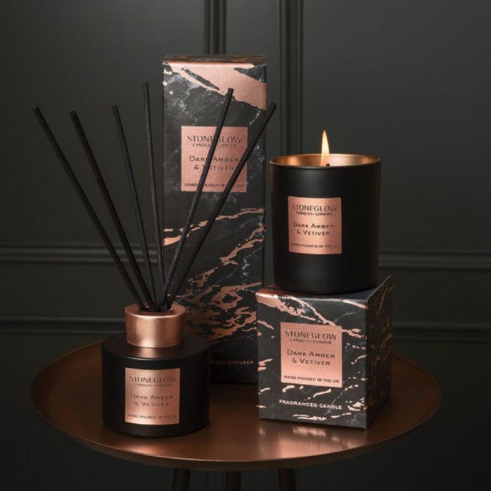 Dark Amber & Vertiver - Doftpinnar