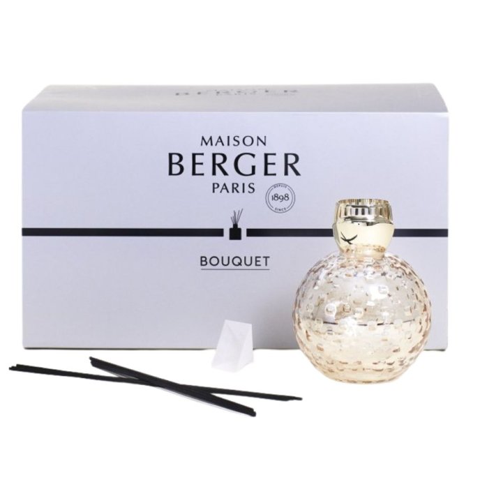 Crystal Globe Beige Scented Bouquet Art Edition