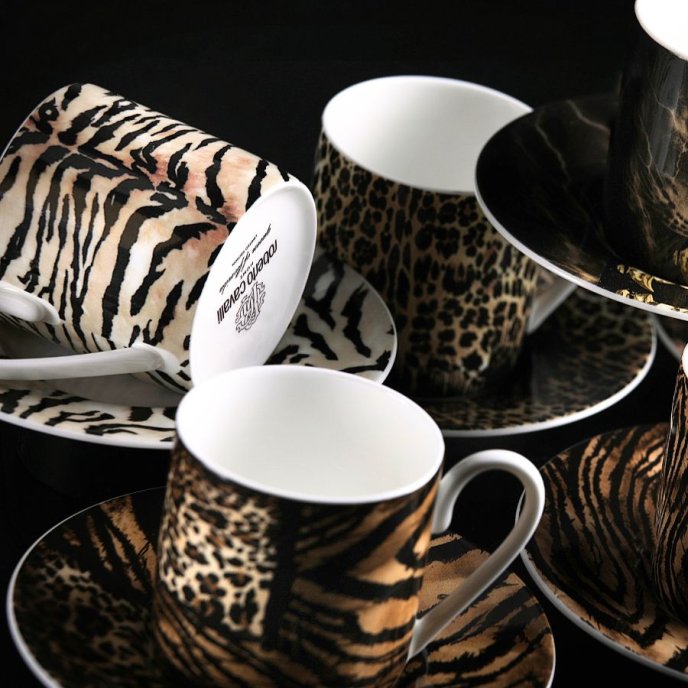 Giftset 2st Coffee Cups | Queen of Florida | Roberto Cavalli