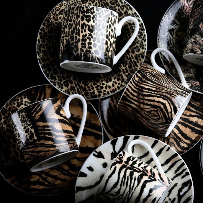 Giftset 2st Coffee Cups | Queen of Florida | Roberto Cavalli
