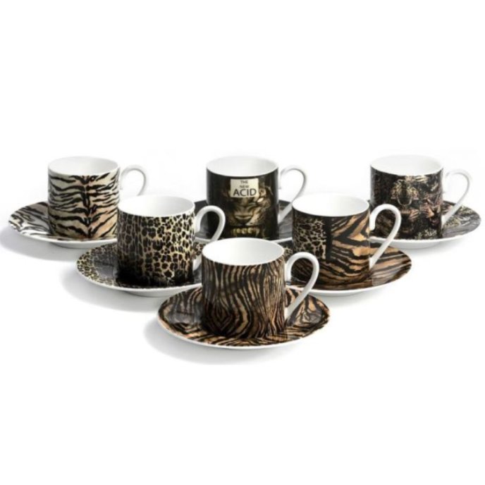 Giftset 2st Coffee Cups | Queen of Arizona | Roberto Cavalli
