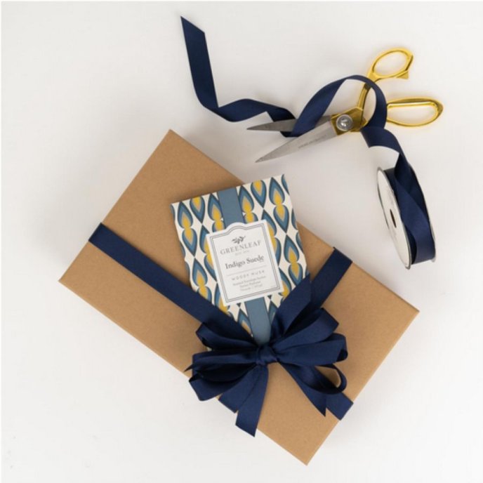 Greenleaf Sachet - Indigo Suede