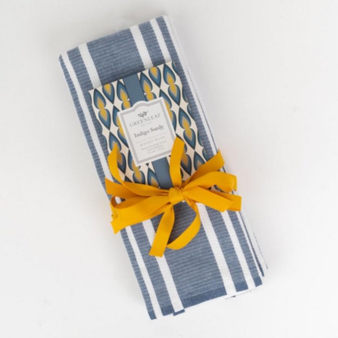 Greenleaf Sachet - Indigo Suede