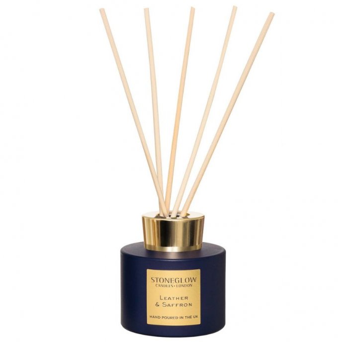 Leather & Saffron - Reed Diffuser