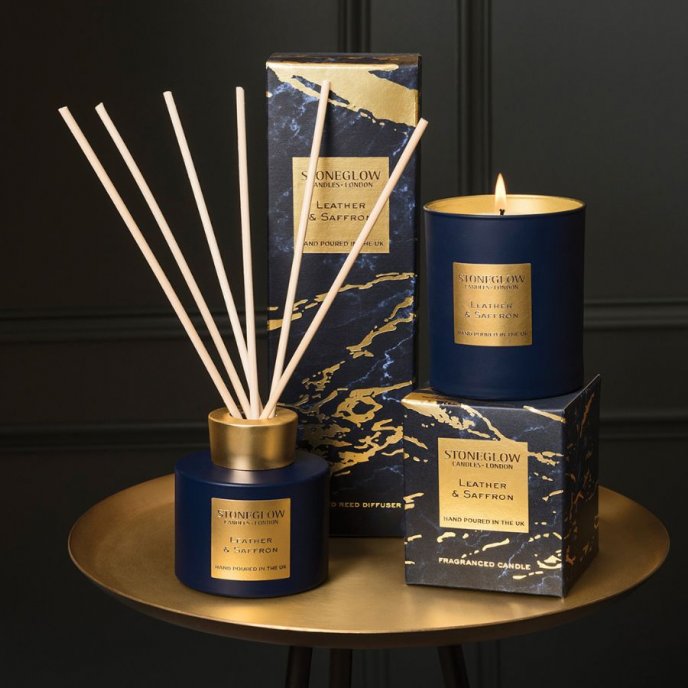 Leather & Saffron - Reed Diffuser