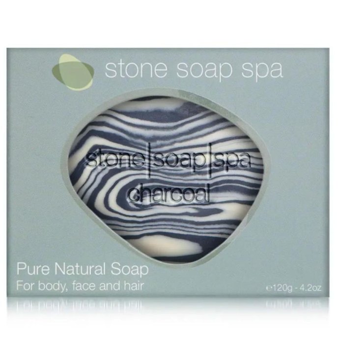 Tvål | Kokos Kol| Exfolierande | Stone Soap Spa