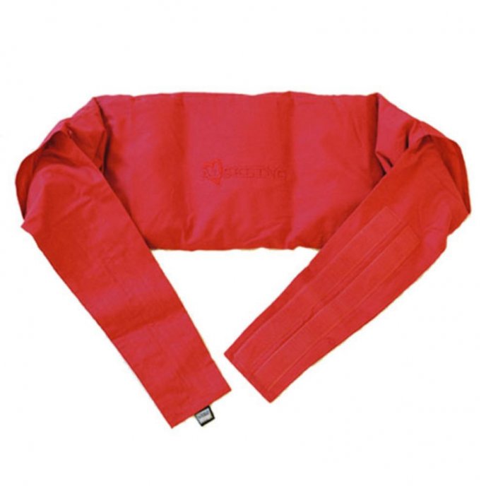 Vetebälte med kardborre röd