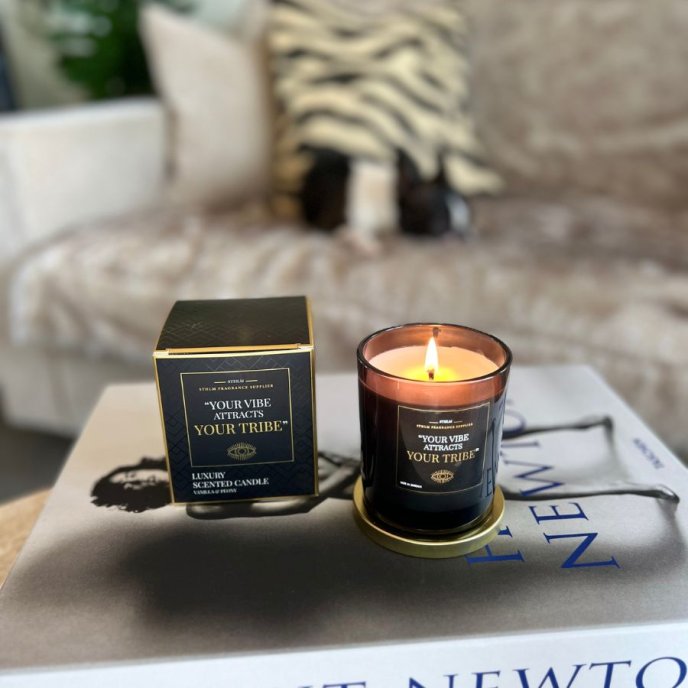 Doftljus Your Vibe Attracts your tribe sthlm Fragrance Supplier