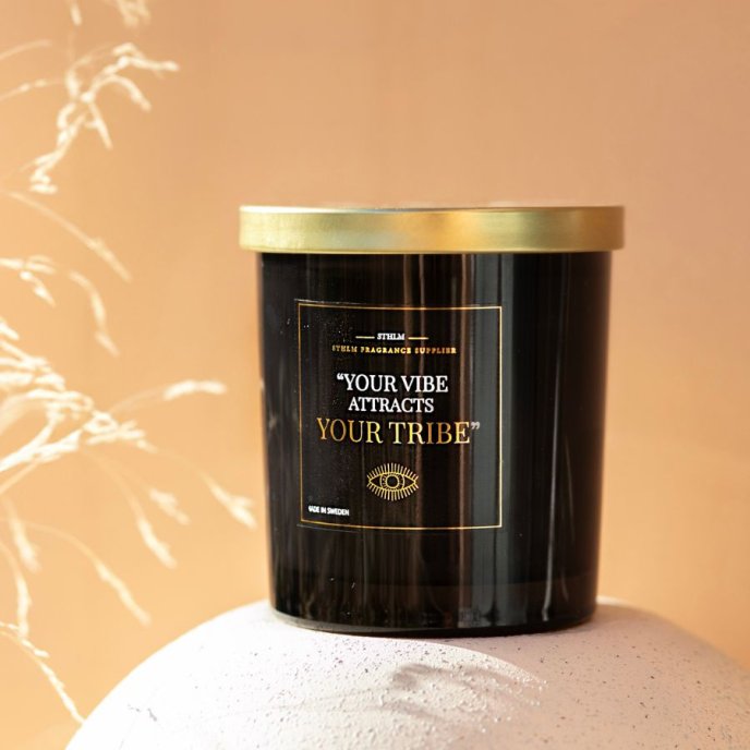 Doftljus Your Vibe Attracts your tribe sthlm Fragrance Supplier